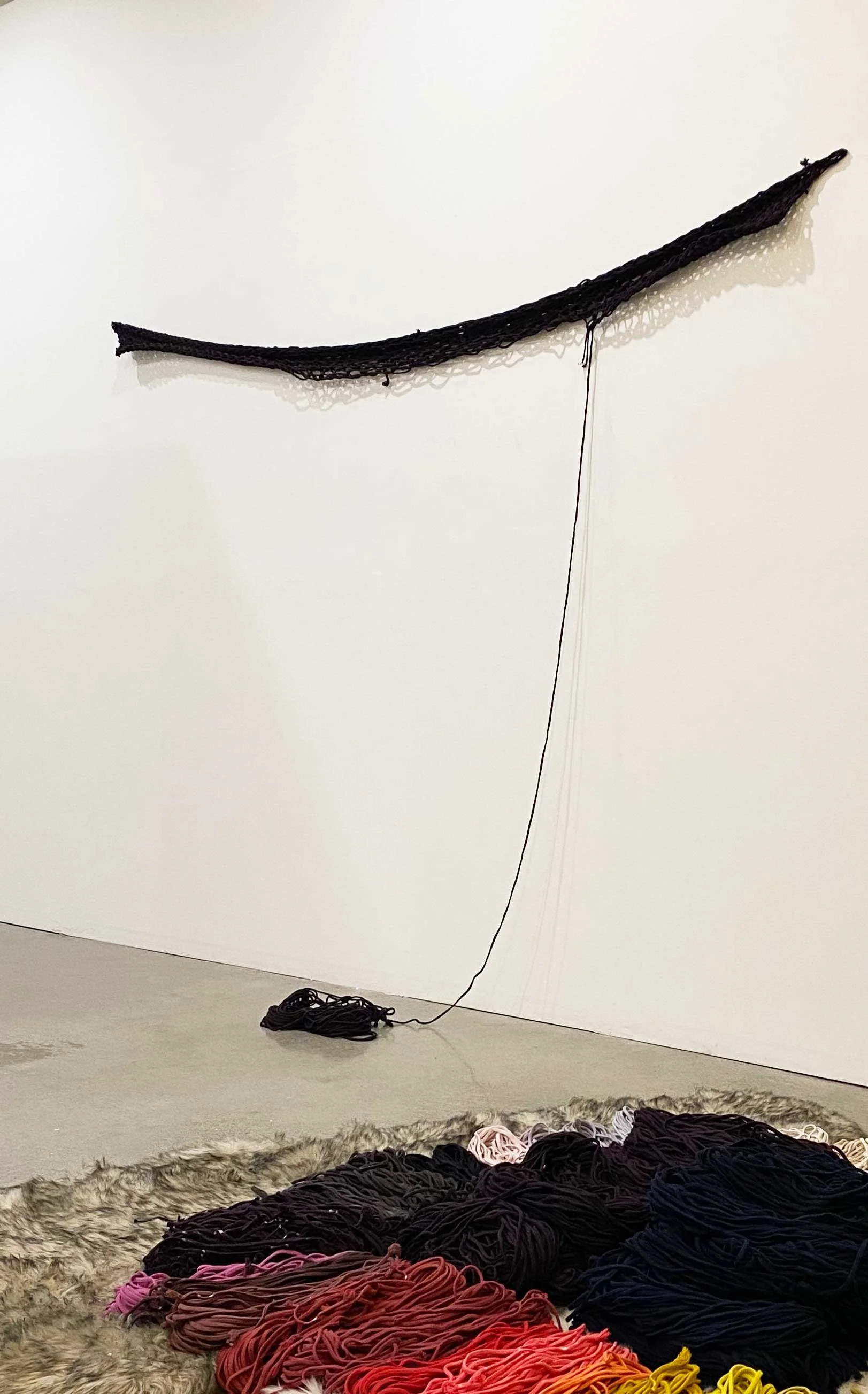 Megan Prince, Tying/Untying. WIP…come see how it changes!